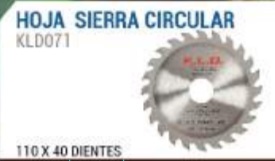 DISCO DE SIERRA CIRCULAR